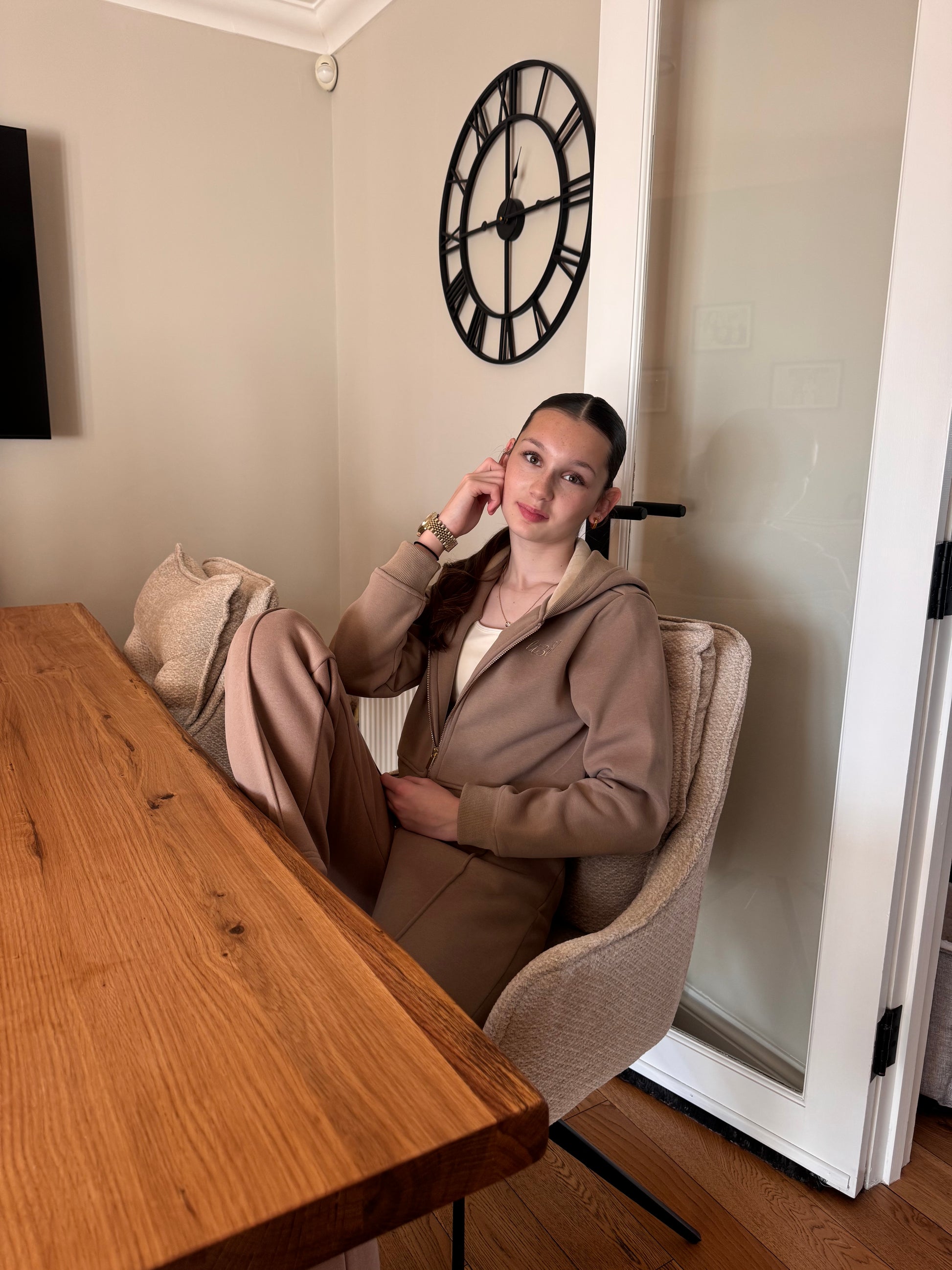 Eli3e Signature 3 Piece Tracksuit - Mocha