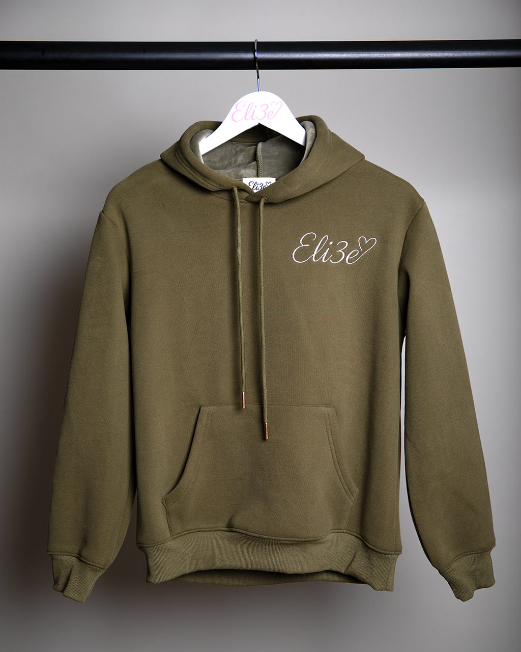 Eli3e Signature Hoodie - Khaki