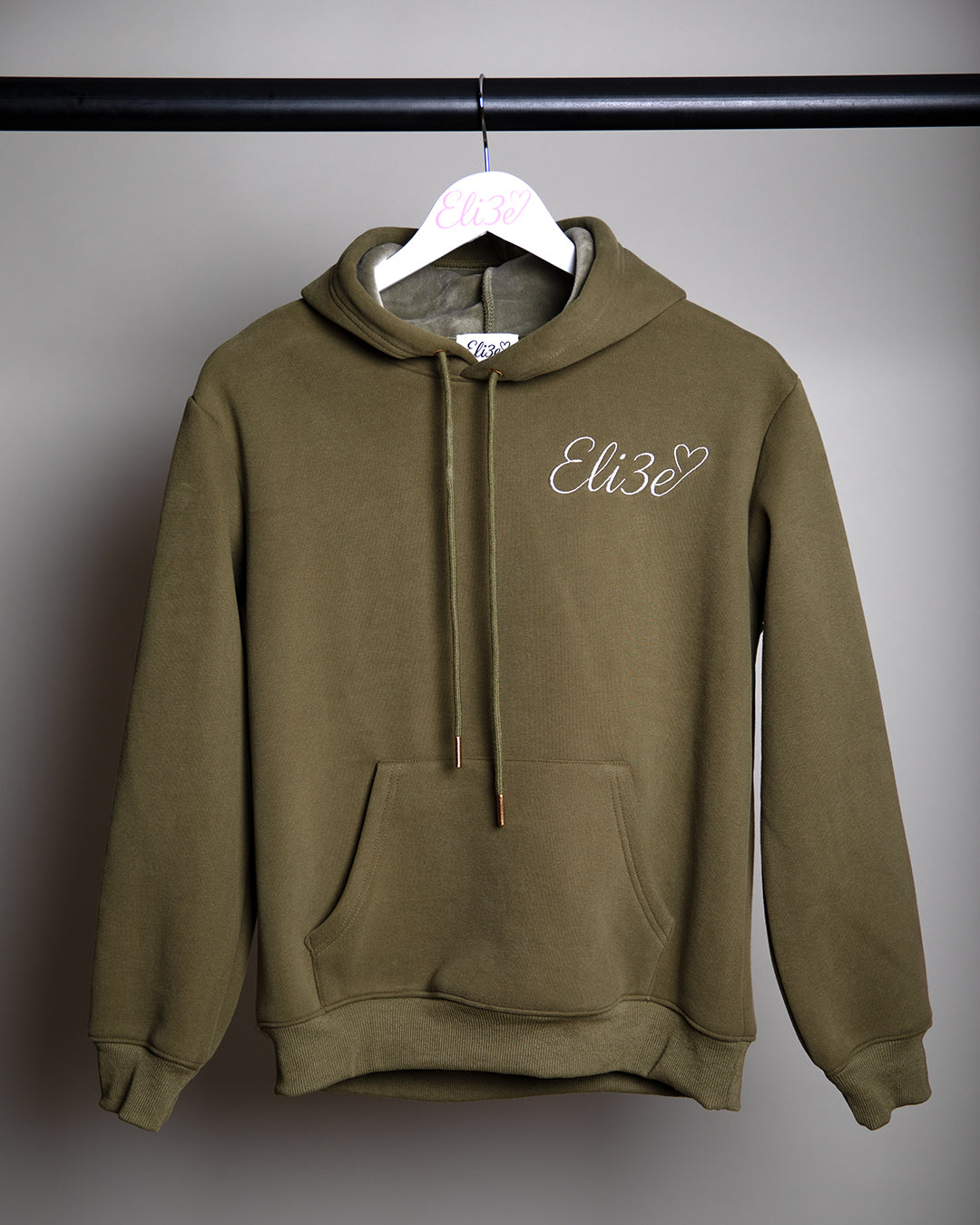 Eli3e Signature Hoodie - Khaki