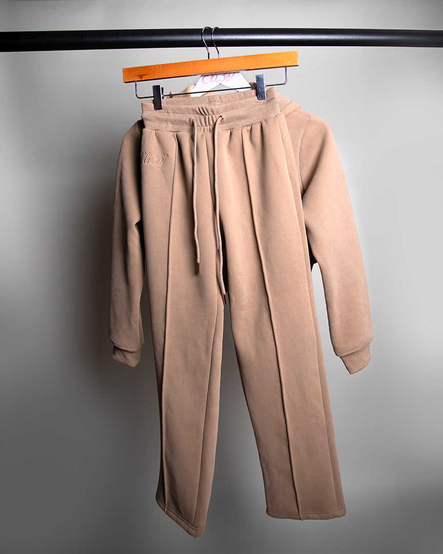 Eli3e Signature 3 Piece Tracksuit - Mocha