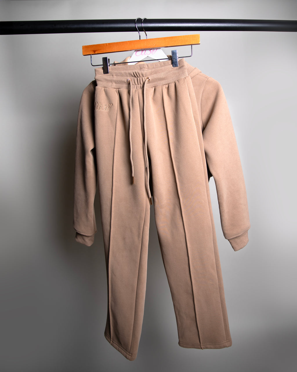 Eli3e Signature 2 Piece Tracksuit - Mocha