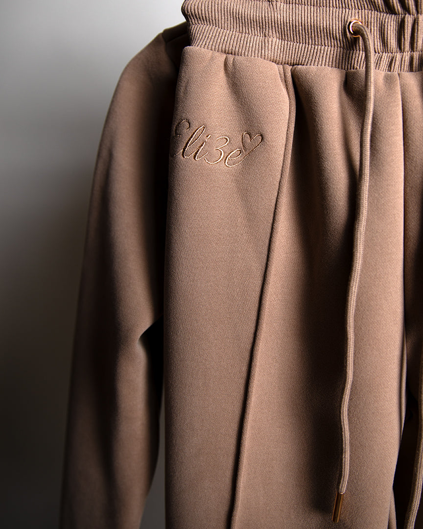 Eli3e Signature 3 Piece Tracksuit - Mocha