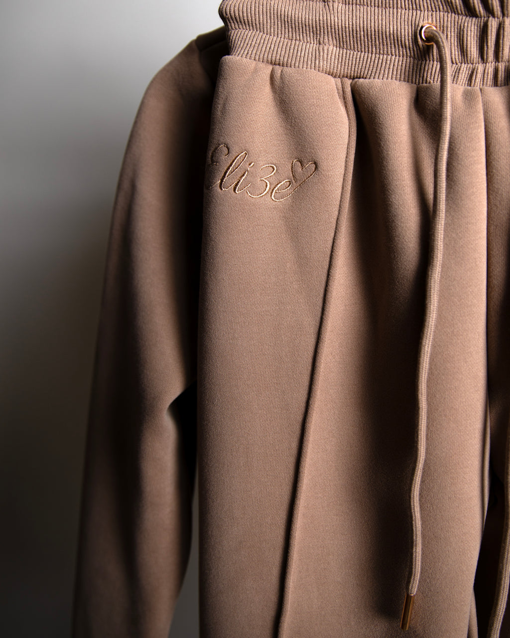 Eli3e Signature 2 Piece Tracksuit - Mocha