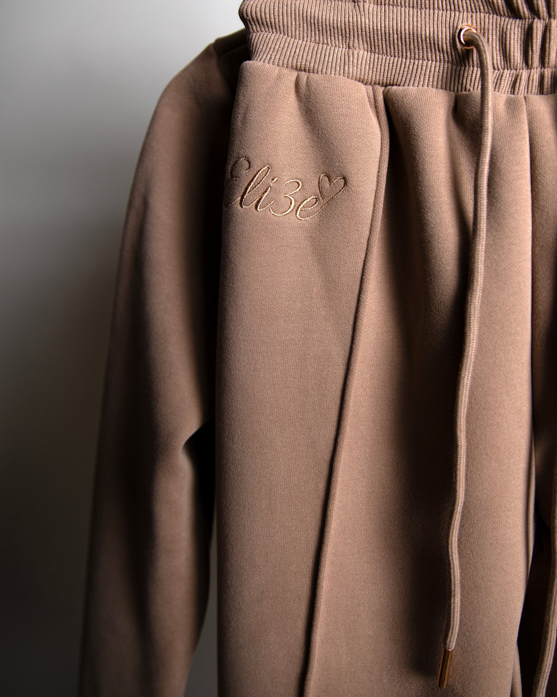 Eli3e Signature 2 Piece Tracksuit - Mocha