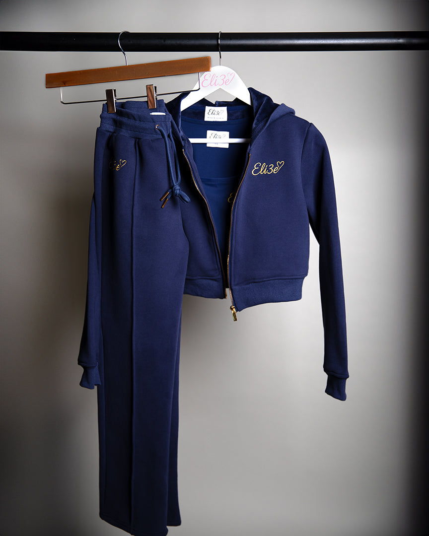 Eli3e Signature 3 Piece Tracksuit - Navy