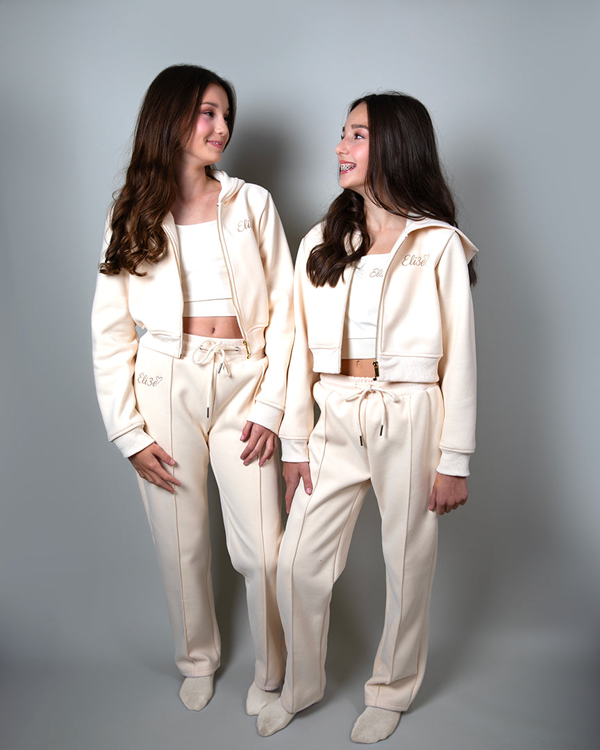 Eli3e Signature 3 Piece Tracksuit - Cream