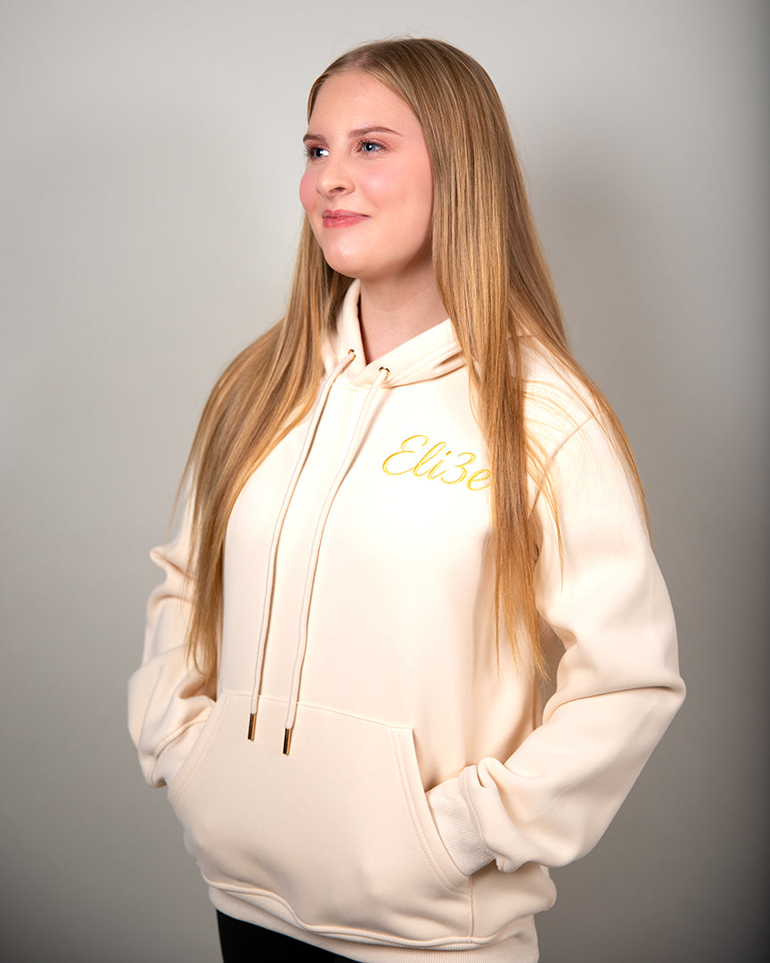 Eli3e Signature Hoodie - Cream
