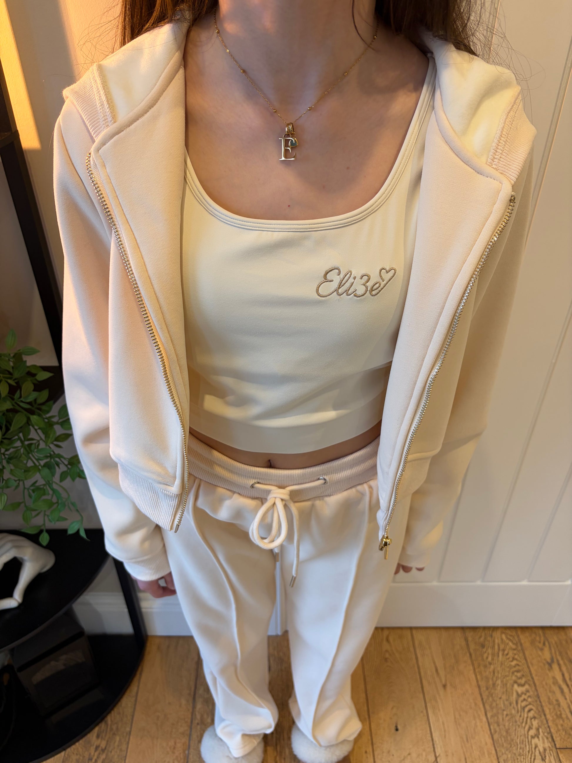 Eli3e Signature 3 Piece Tracksuit - Cream