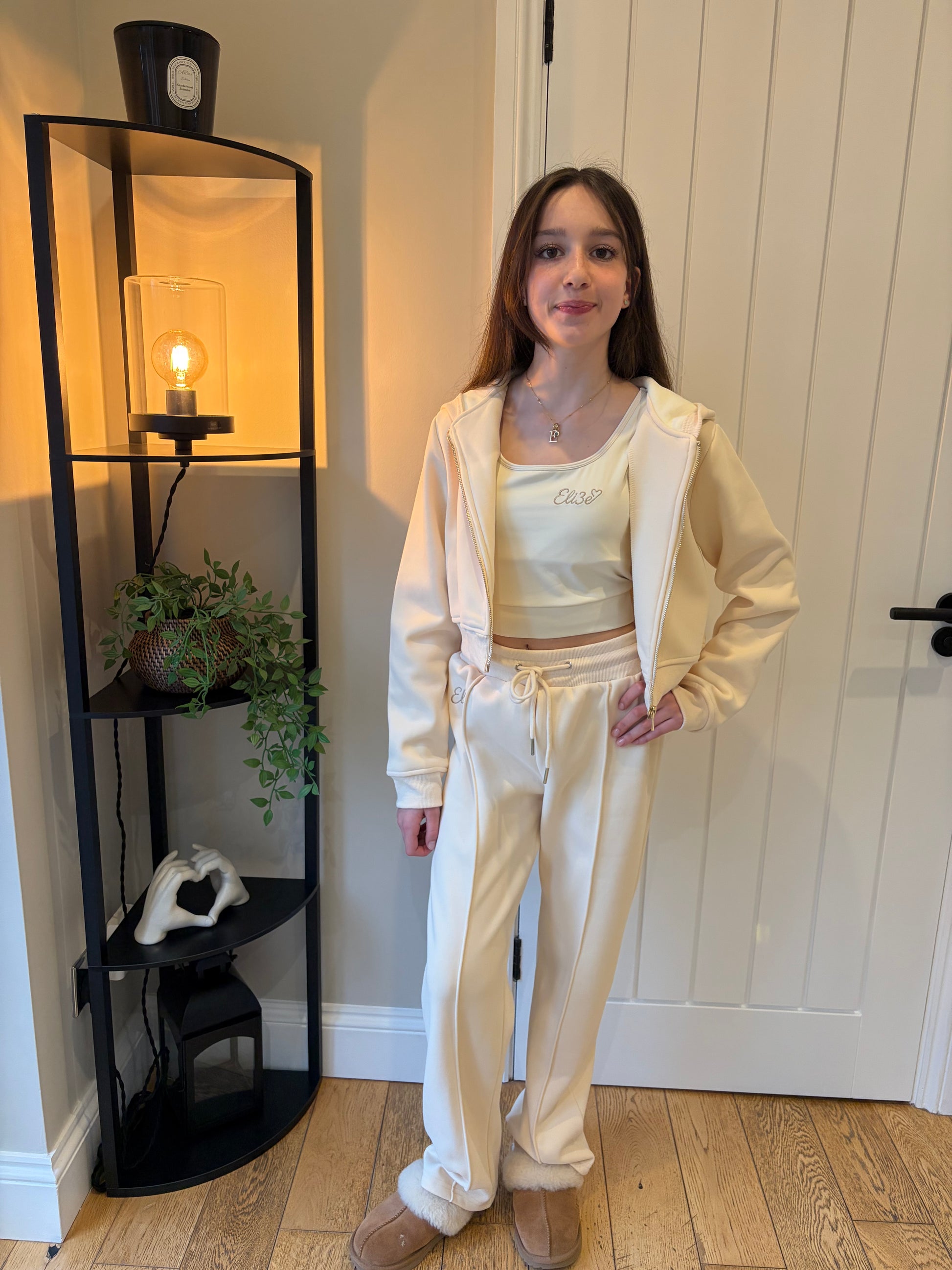 Eli3e Signature 3 Piece Tracksuit - Cream