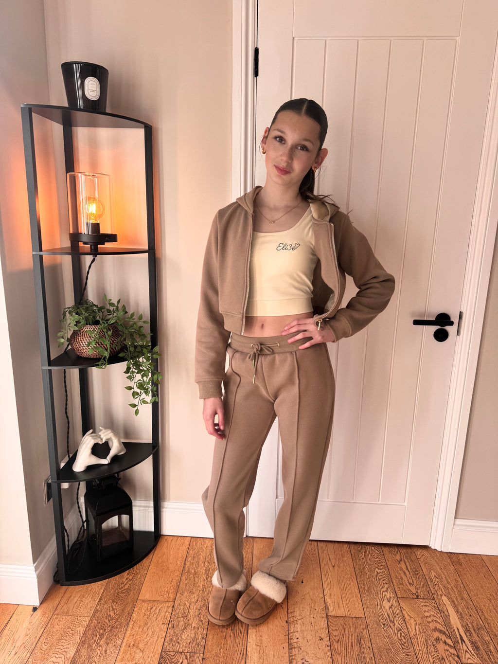 Eli3e Signature 3 Piece Tracksuit - Mocha