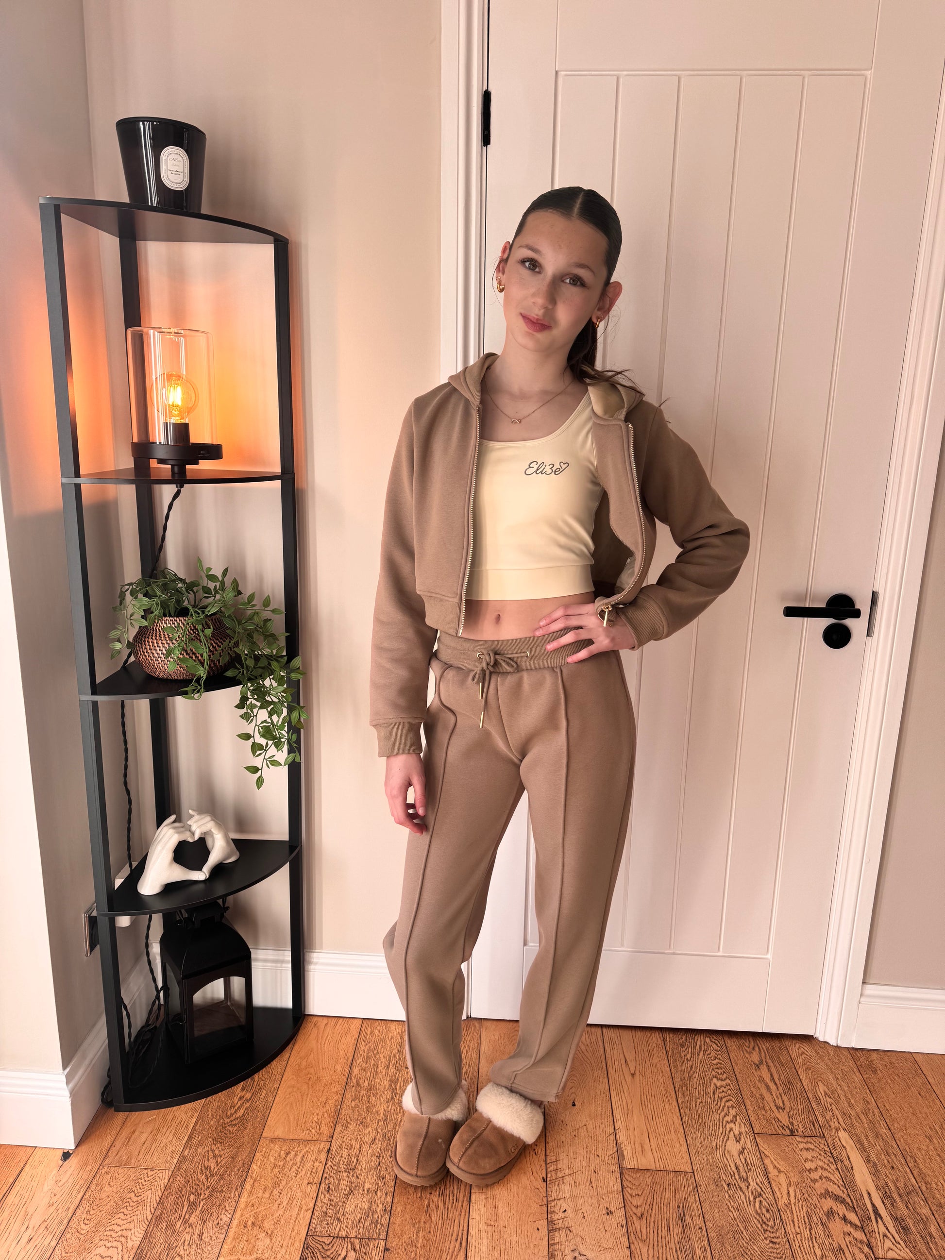 Eli3e Signature 3 Piece Tracksuit - Mocha