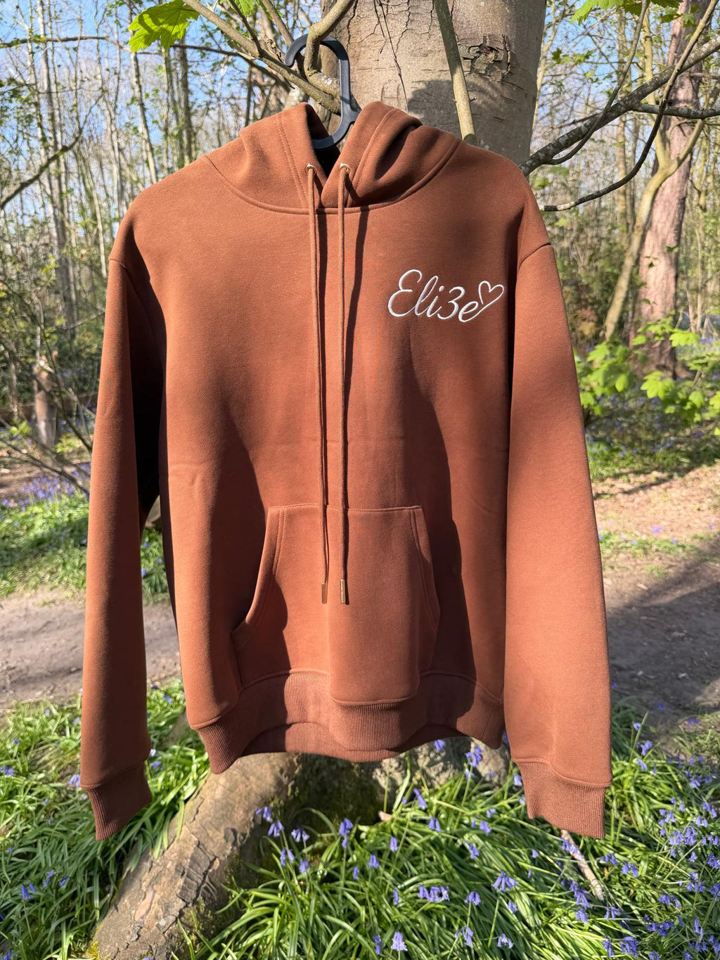 Eli3e Signature Hoodie - Chocolate Brown